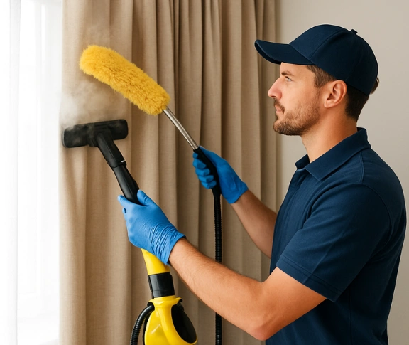 Trusted blind cleaning technician Matty Curtain Cleaning kurunjang-vic QLD