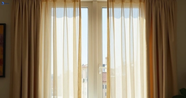 Dull dusty drapes in kurunjang-vic before professional cleaning